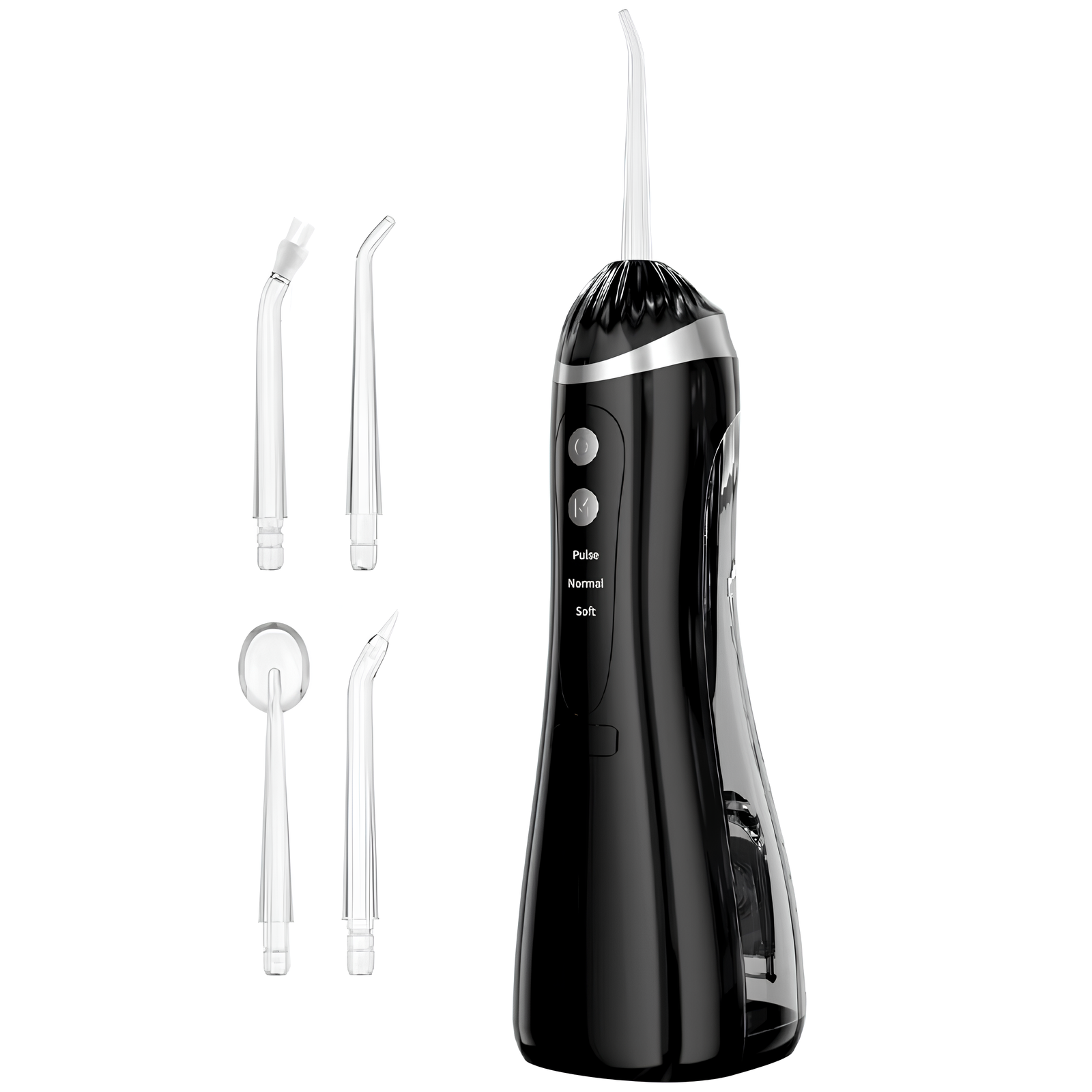 Ирригатор портативный для полости рта и чистки зубов аккумуляторный с насадками 200 мл.