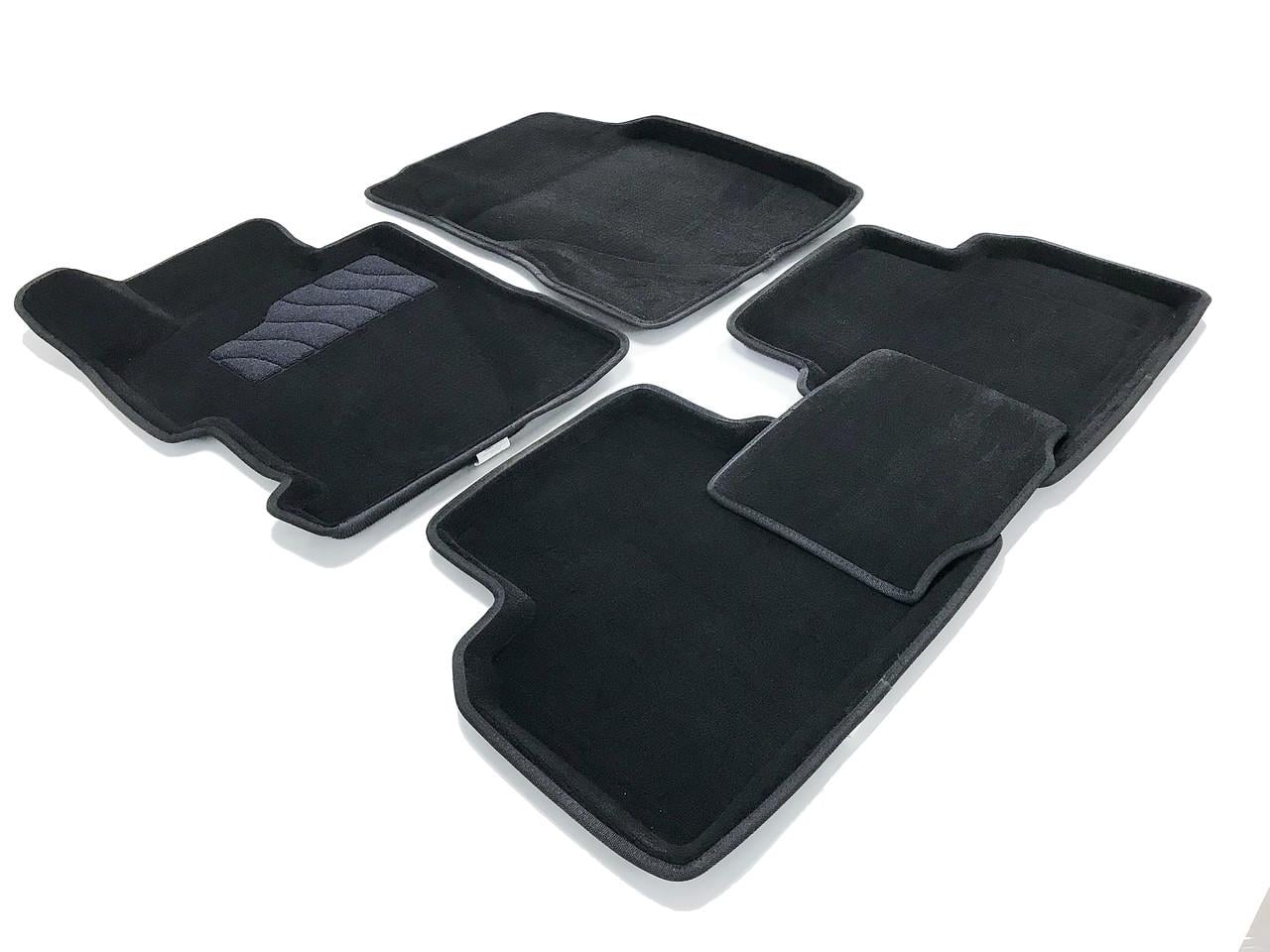 Коврики в салон ворсовые 3D Seintex Honda Civic Sd 2006-2012 5 шт. Черный 71707