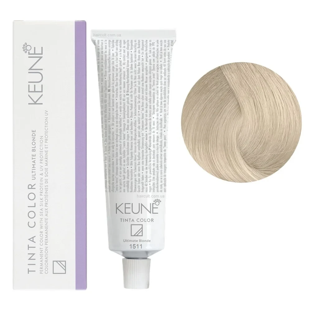 Краска для волос стойкая Keune Tinta Color Ultimate 1511 Super Ash Blonde 60 мл