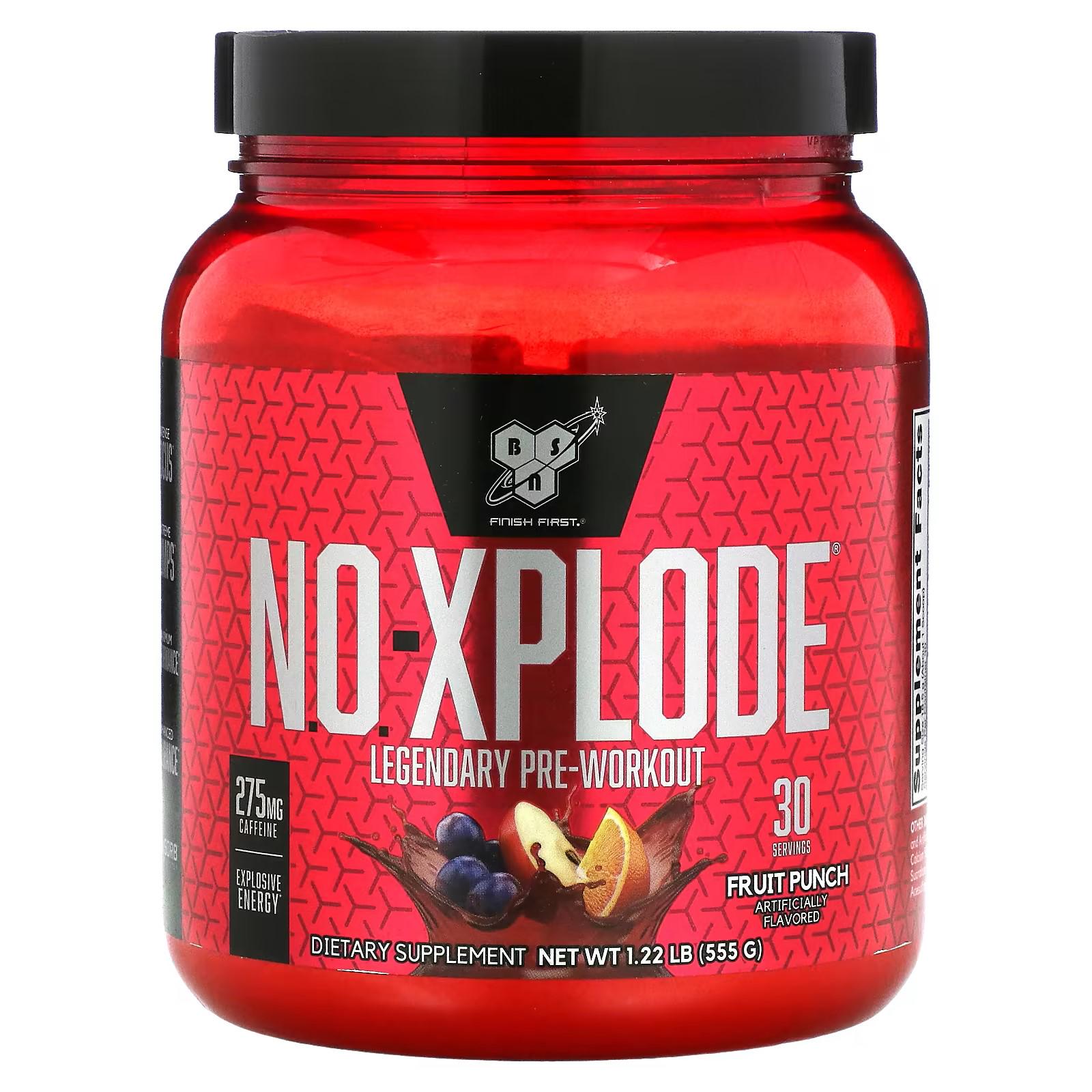 Передтренувальний комплекс BSN N.O. Xplode 3.3 fruit punch 552 г