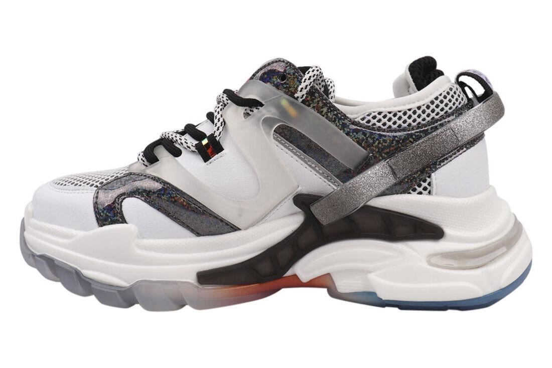 Кроссовки женские Li Fexpert из кожи на платформе р. 36 Белый (577-21DK)