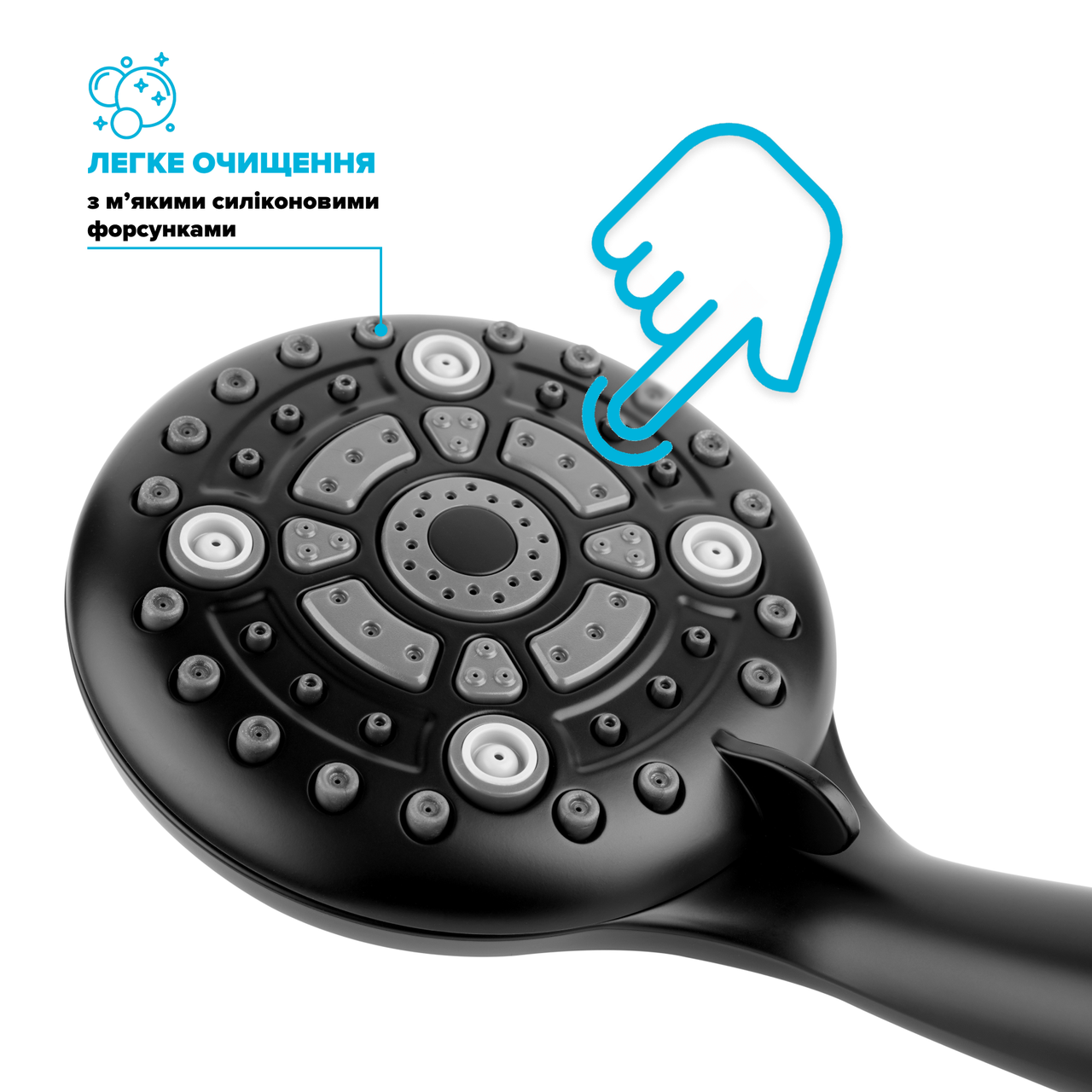 Набір для економії води Drop PM2+MULTI120GBL лійка для душу з аераторами 2 шт. (24237560) - фото 5