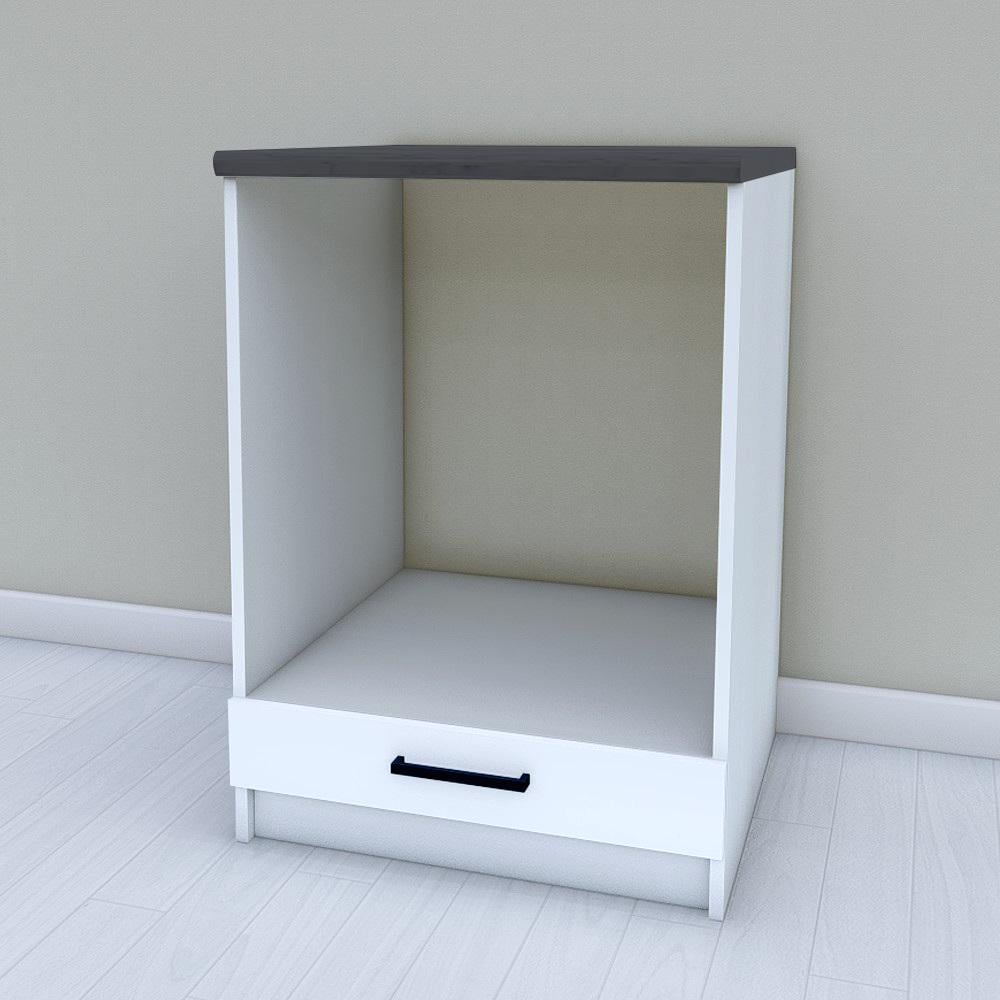 Модуль нижній для кухні під духовку без стільниці 600 мм Білий (М6)