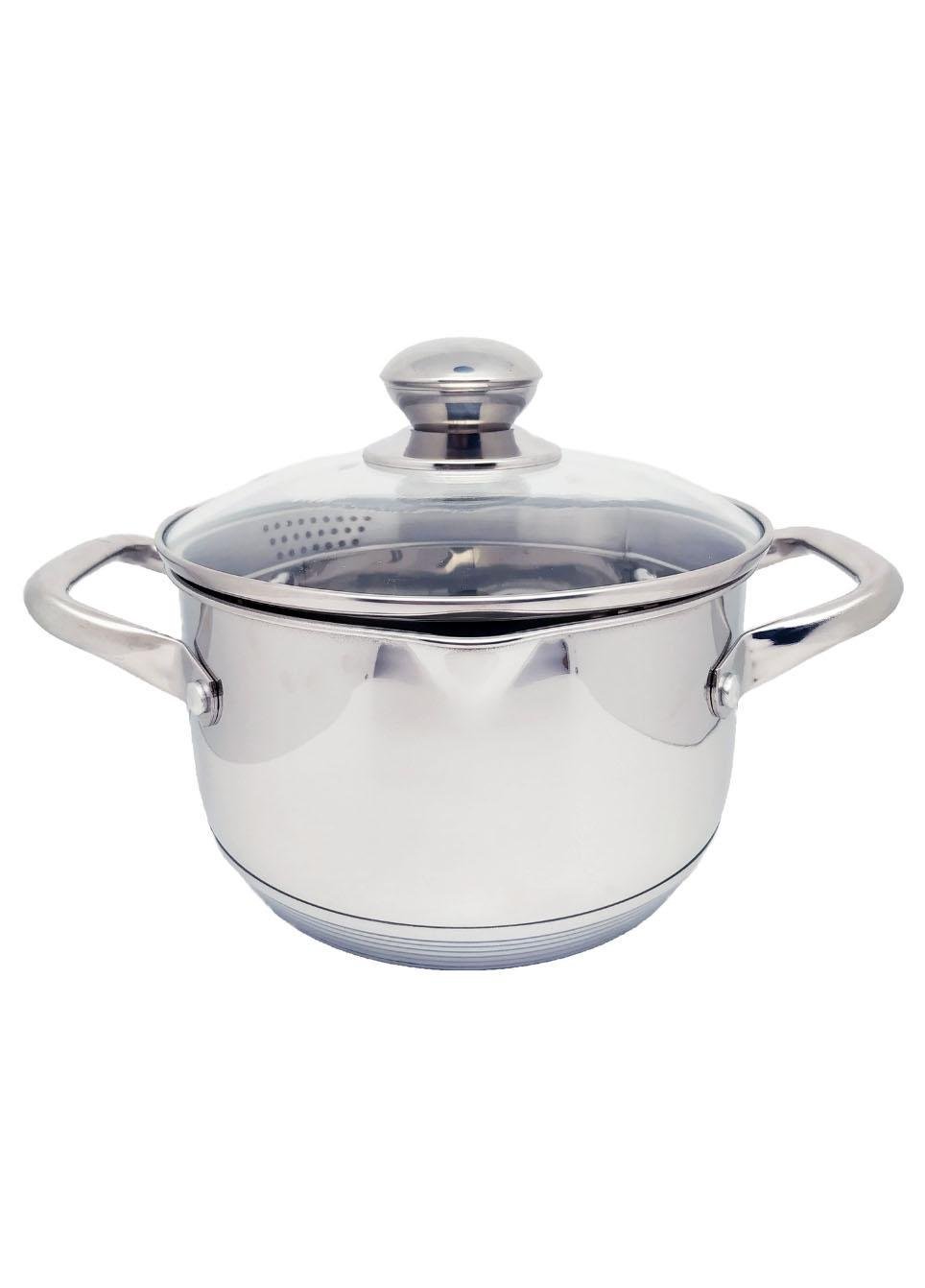 Кастрюля Krauzer Chef металлик нержавеющая сталь 3,6 л 20х11,5 см (78603)