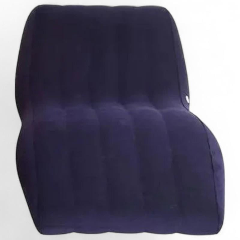 Надувное кресло с насосом S-образной формы Синий (160х90х60 см) - фото 8 Надувное кресло с насосом S-образной формы Синий (160х90х60 см) - фото 8