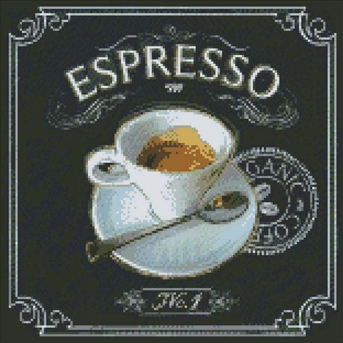 Алмазная мозаика Идейка Ароматний еспрессо 40х40 см (skl-АМ6020)