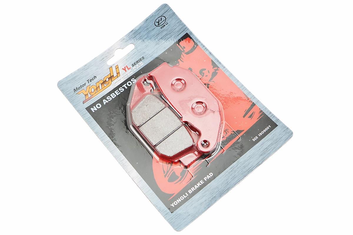 Гальмівні колодки дискові LX200-3/Mustang Road W/CL-125/BETTER-BT 125-20/HONGDOU-GHD 125-7/ ZING BIKESVogue150 3 wheeler Червоний (505259)