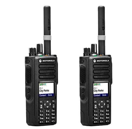 Радиостанция цифровая Motorola MotoTRBO DP4800 VHF AES-256 шифрование комплект 2 шт.