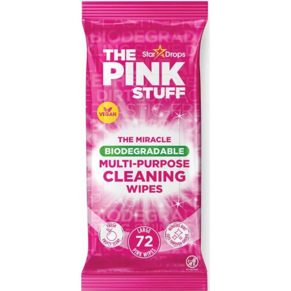 Вологі серветки для прибирання The Pink Stuff універсальні 72 шт.