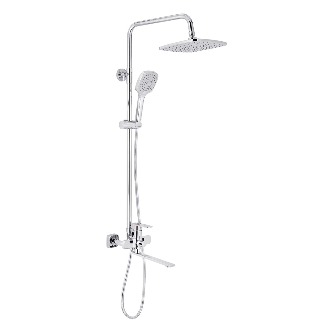 Душевая система Kroner KRP Armada C067 ручная лейка 3 режима Хром (CV031703)