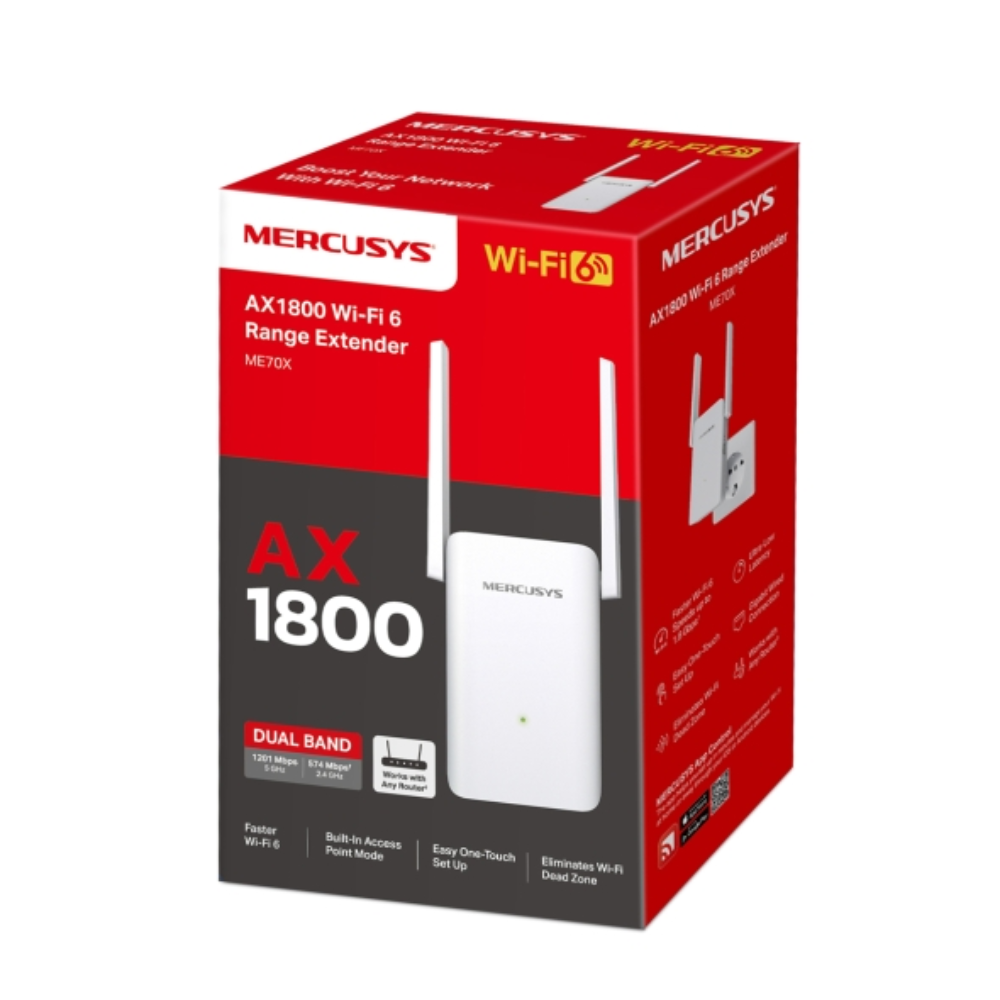 Підсилювач бездротового сигналу Mercusys ME70X Білий (606591) - фото 2