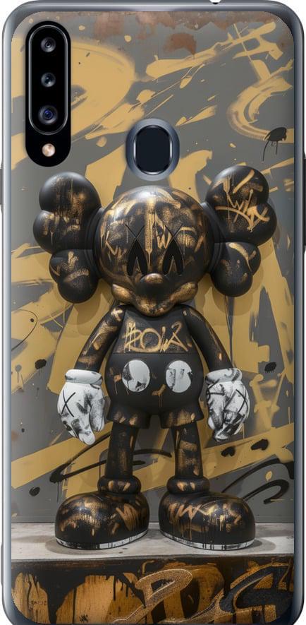 Чехол на Samsung Galaxy A20s A207F Bronze kaws (6097t-1775-42517)