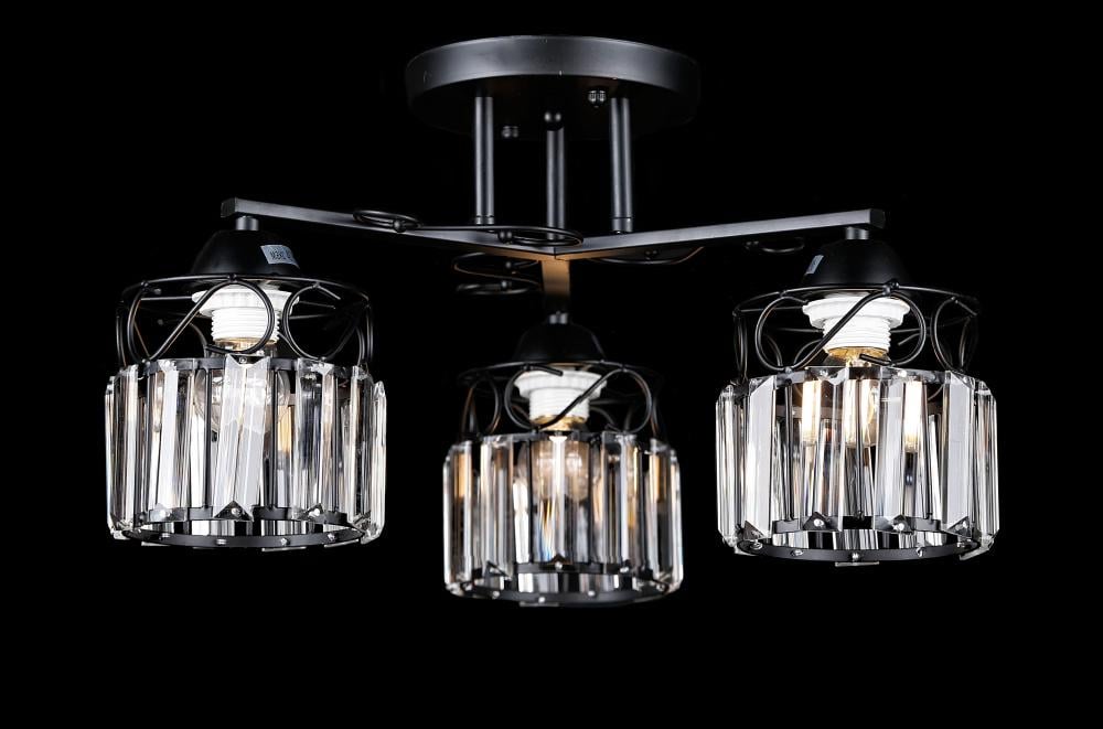 Люстра с плафонами Ray L7331/3 BK (IR006223)