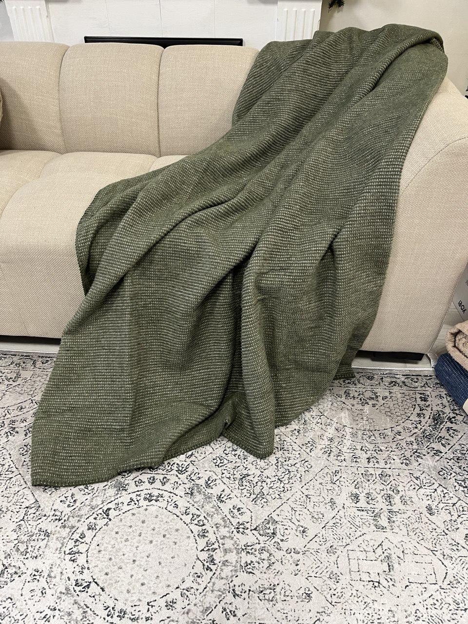 Плед бавовняний CarpetKA 200х220 см (BT-10)