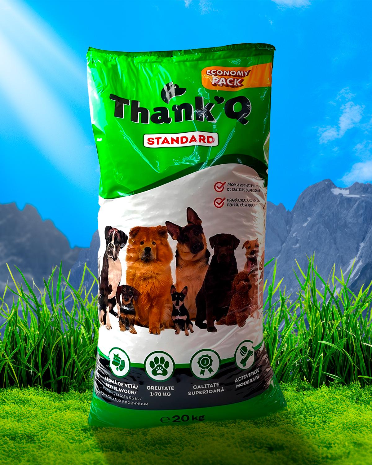 Корм для собак сухий Thank'Q Standard Beef для середніх порід зі смаком яловичини 20 кг (480876424) - фото 3