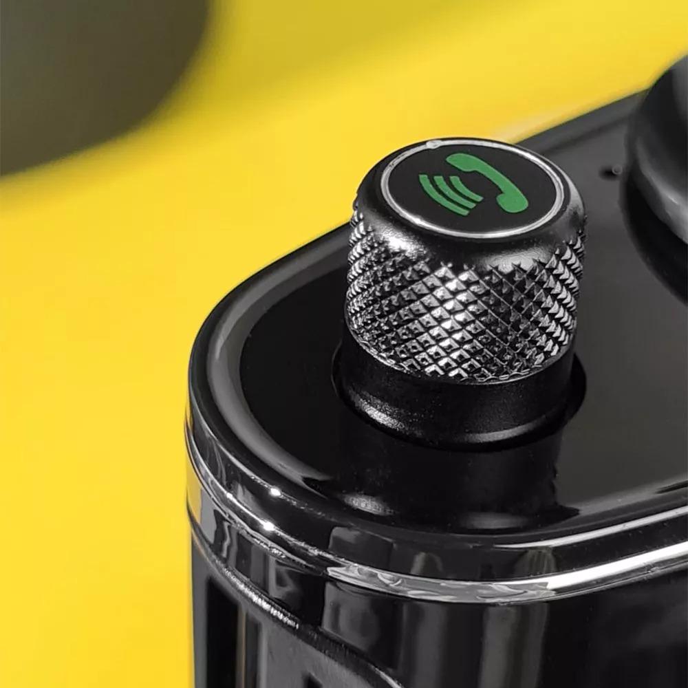 Автомобільний зарядний пристрій BASEUS FM Launcher Locomotive 10W 2USB Black - фото 4