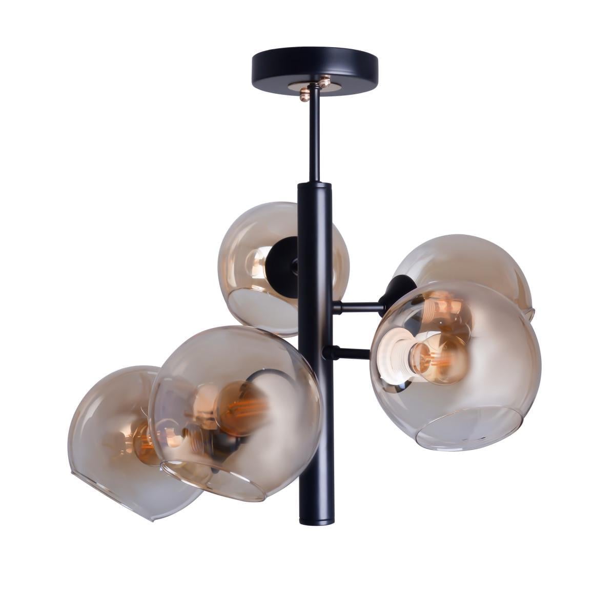 Люстра BL-518S/5 E27 BK+FG Люстра BL-518S/5 E27 BK+FG