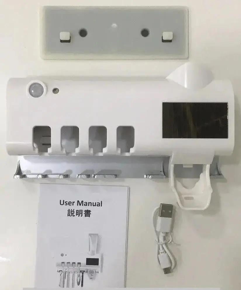 Стерилизатор для зубных щеток Multi-function Toothbrush Sterilizer на 4 секции с дозатором (12380811) - фото 5 Стерилизатор для зубных щеток Multi-function Toothbrush Sterilizer на 4 секции с дозатором (12380811) - фото 5