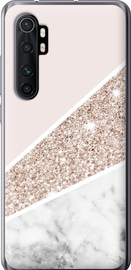 Чехол на Xiaomi Mi Note 10 Lite Пастельный мрамор (4342t-1937-42517)