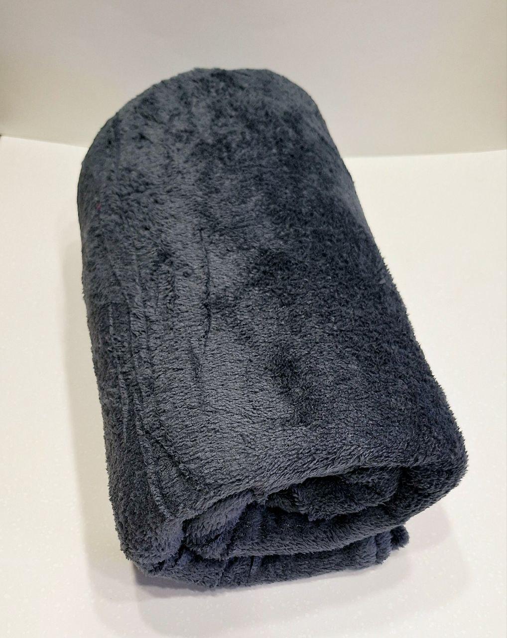 Плед-простыня флисовая Colorful Home Конфета 180х200 см Графитовая (992)