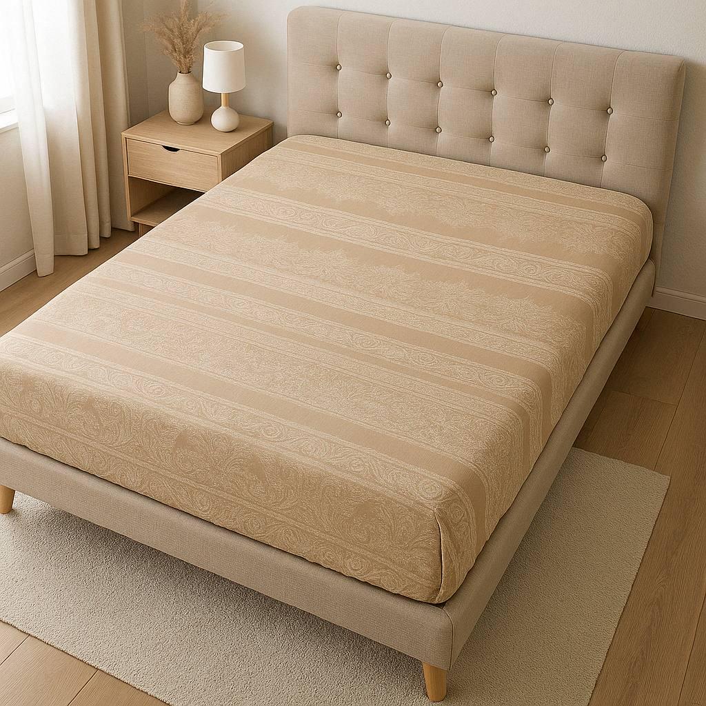 Простыня на резинке скандинавские узоры 3 из ранфорса 180х200 см (R-1504b3/x180) Простыня на резинке скандинавские узоры 3 из ранфорса 180х200 см (R-1504b3/x180)