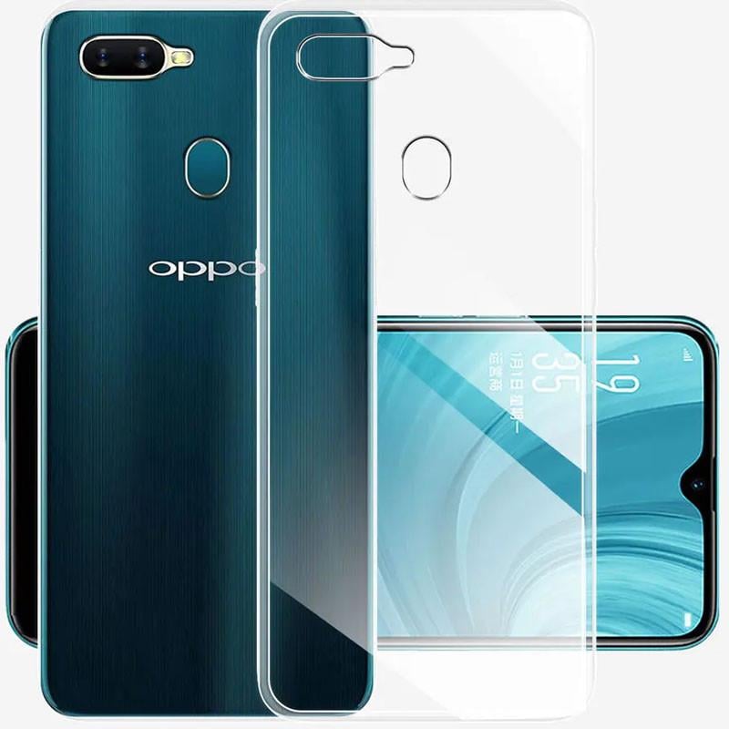 Протиударний TPU чохол Epic Transparent 1,5mm для Oppo A5s / Oppo A12 / A7 Безбарвний (прозорий) - фото 4