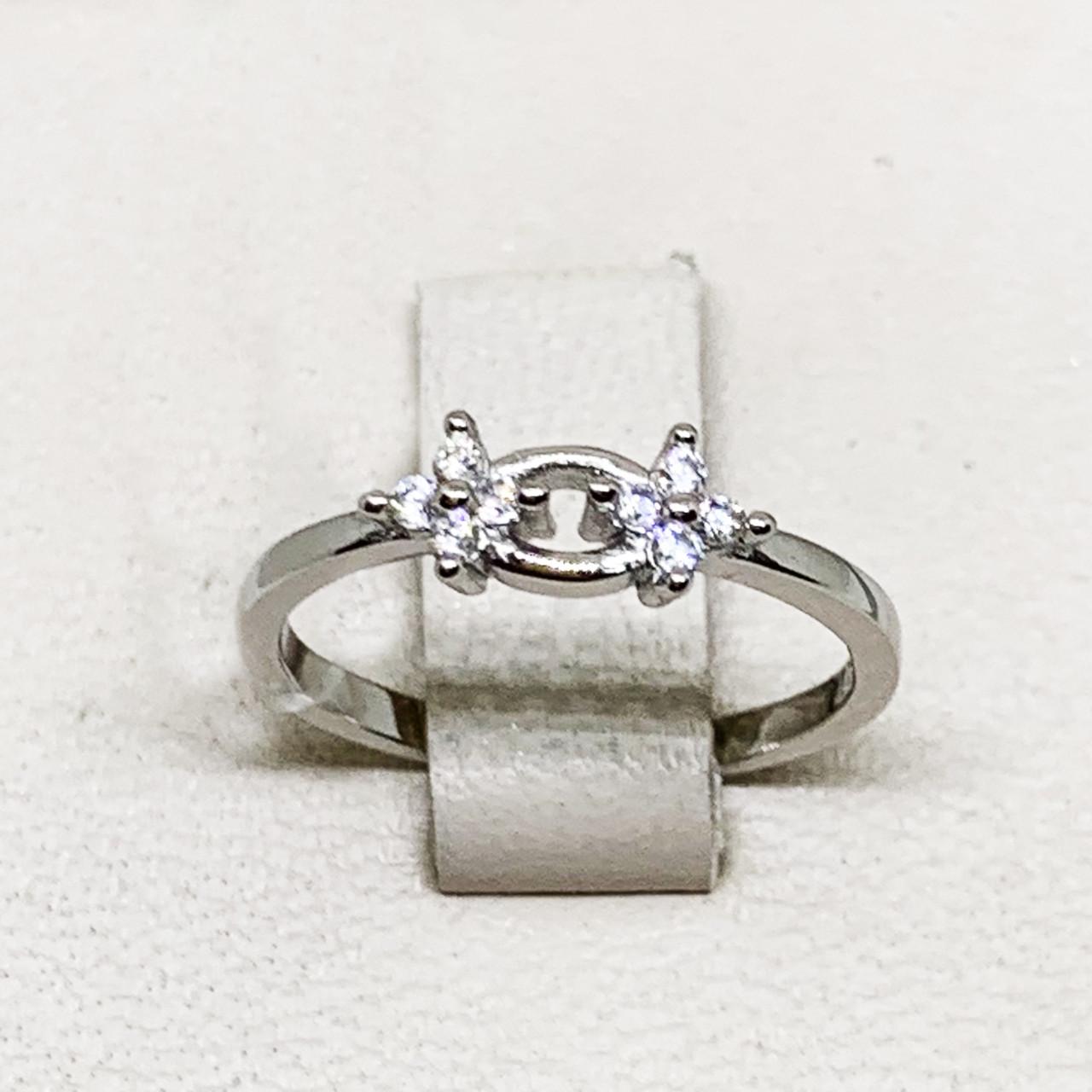 Кольцо серебряное с кубическим цирконием 1,15 г р. 15,5 (1714303881) Кольцо серебряное с кубическим цирконием 1,15 г р. 15,5 (1714303881)