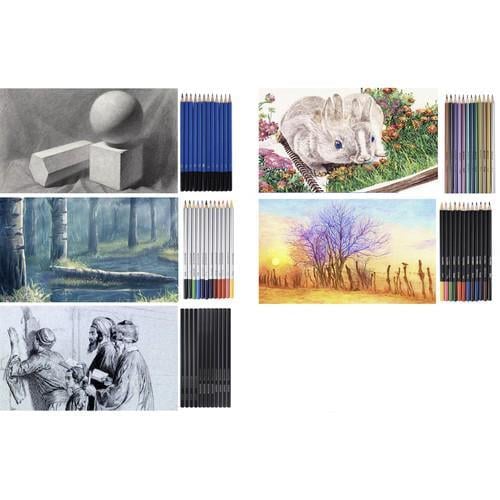 Набор для рисунка Maaleo художественный в чехле 74 пр. (19178) - фото 8