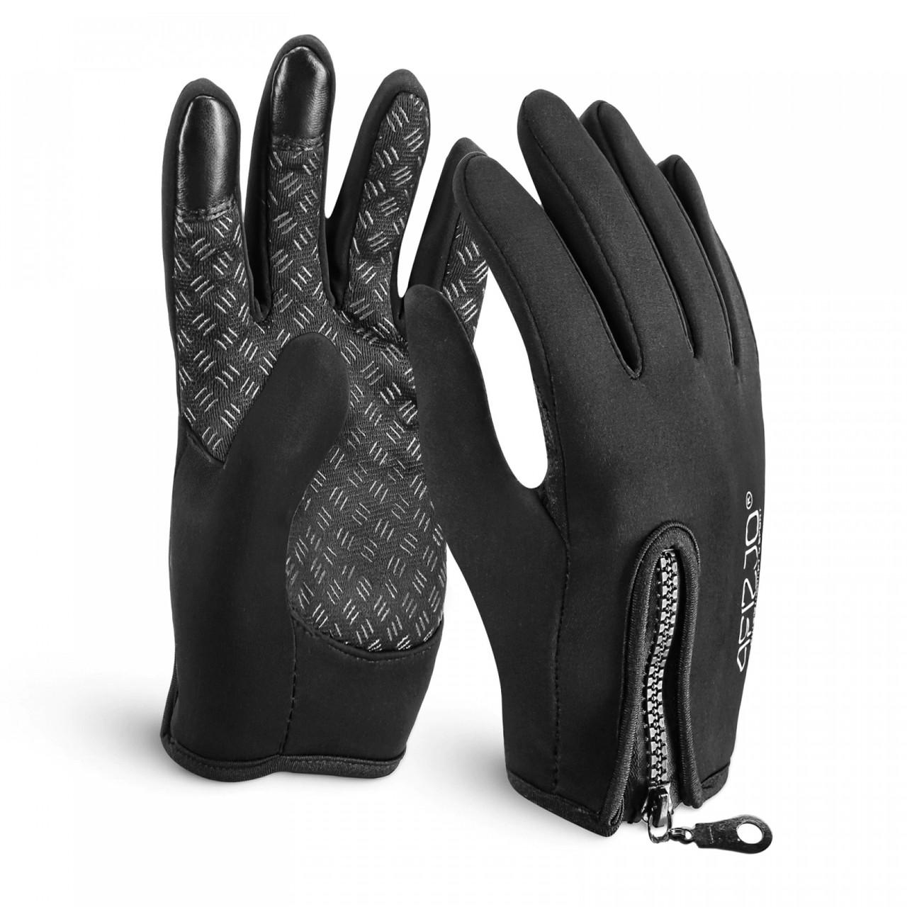 Рукавички для бігу 4fizjo L Black (P-5907739318138)