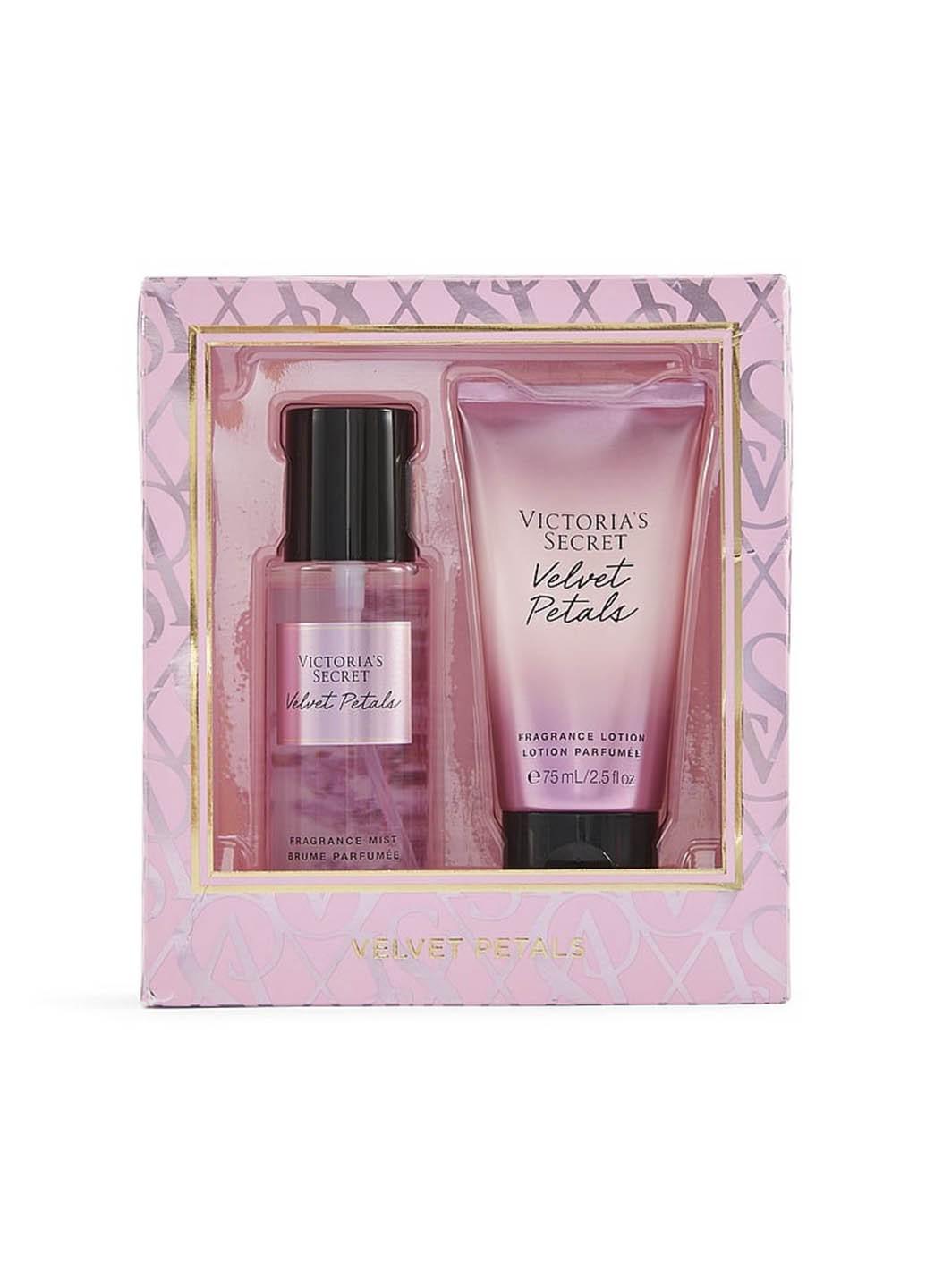 Подарунковий набір Victoria's Secret Velvet Petals 75 мл/75 мл Рожевий (00583272QA8OS) - фото 1