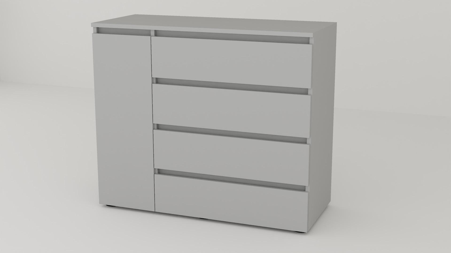 Комод Алекса СН-14/38 105х38х90 см Серый