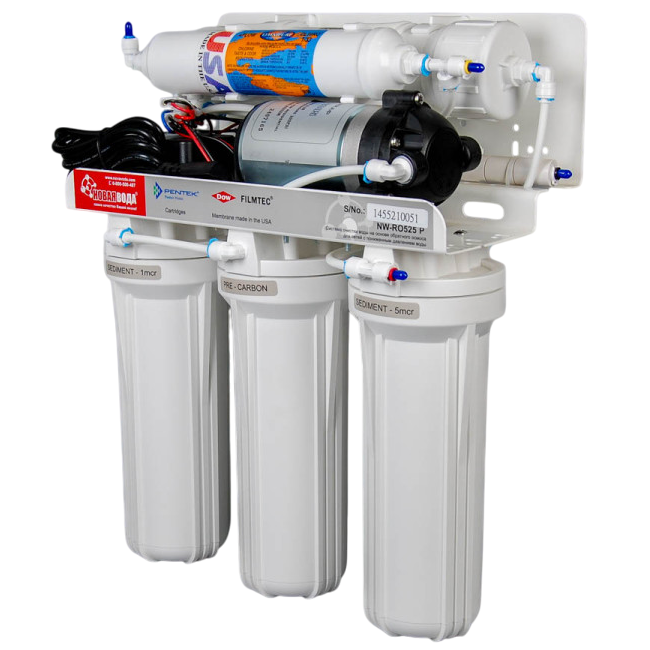Фильтр обратного осмоса с насосом Новая Вода NW-RO525P Smart (4077) - фото 2