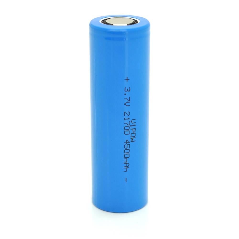 Акумулятор 21700 Li-Ion Vipow ICR21700 FlatTop 4500mAh 3,7V Q50/500 Blue (31824)
