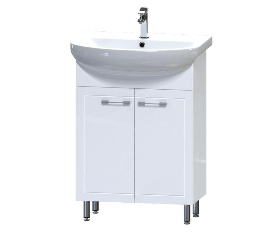Тумба с умывальником напольная Aquarius ELEGANCE AQ-U1112473158 60x82x44 см Белый (152748)