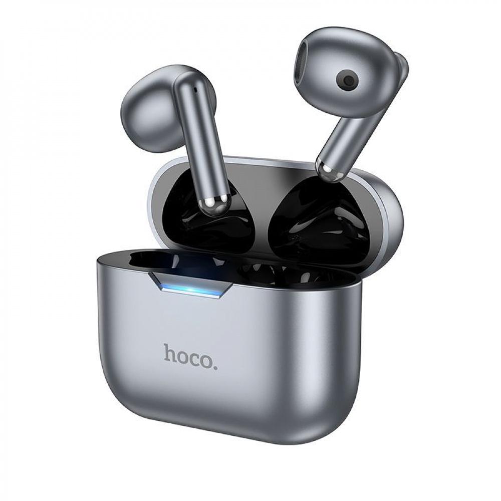 Наушники беспроводные Hoco EW34 Full TWS Серый металлик (44903 metal gray)