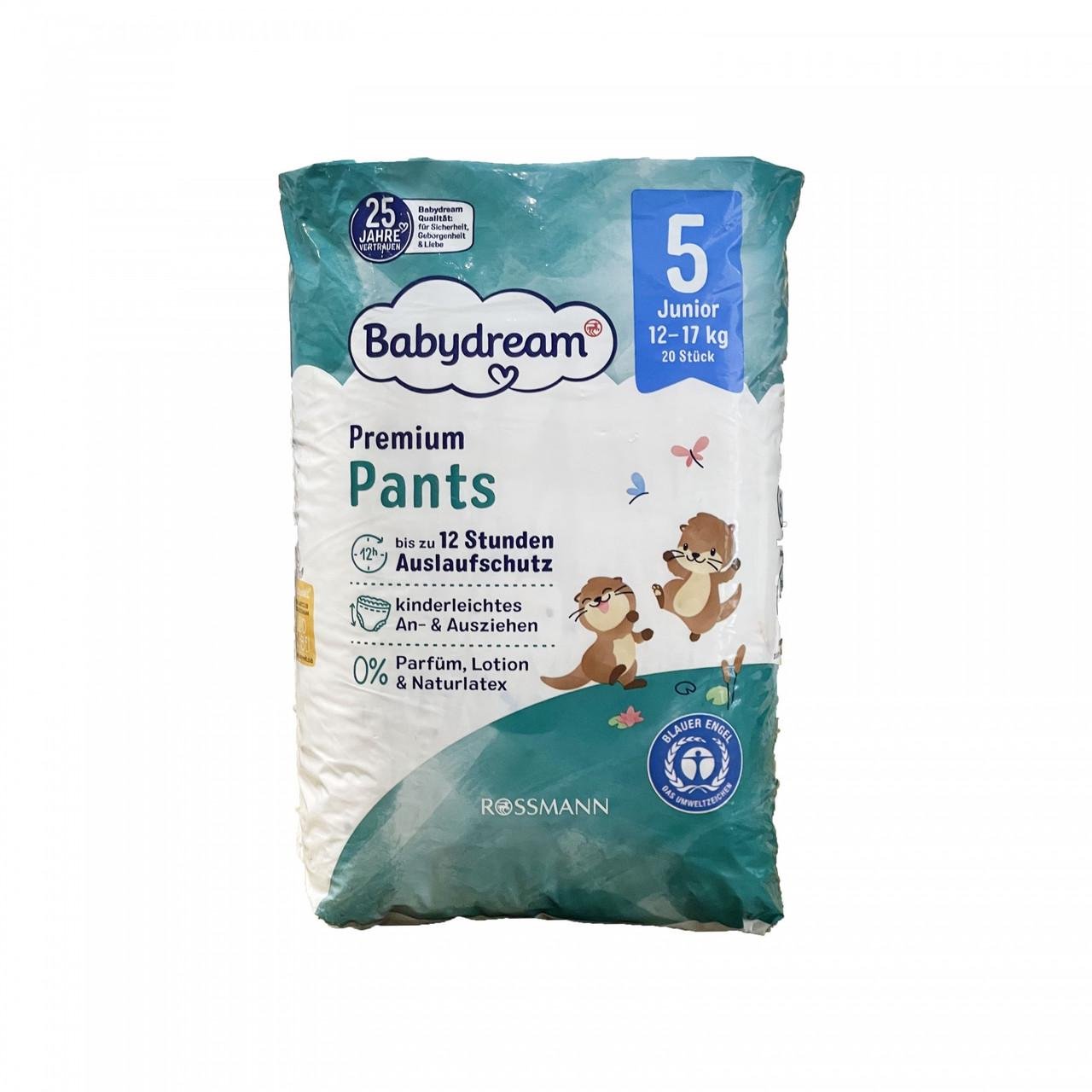 Підгузки-трусики дитячі Babydream Premium 5 р. 12-17 кг 20 шт. (1838195534)