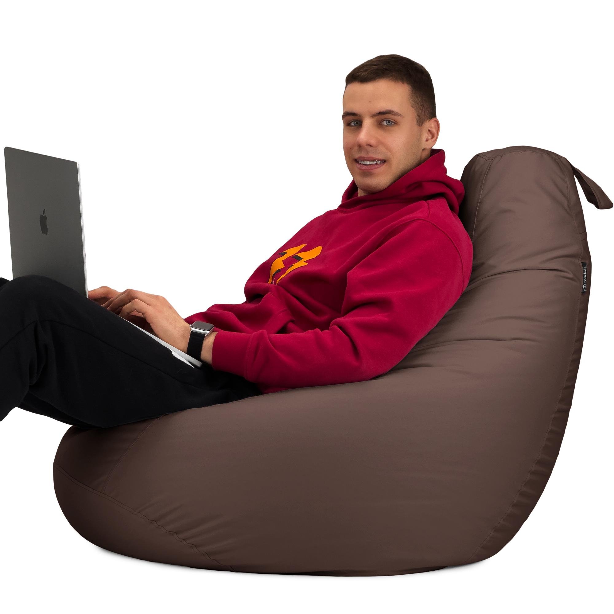 Кресло-мешок Студия Комфорта Груша оксфорд флекс 120х85 см Коричневый (9012213) - фото 2 Кресло-мешок Студия Комфорта Груша оксфорд флекс 120х85 см Коричневый (9012213) - фото 2