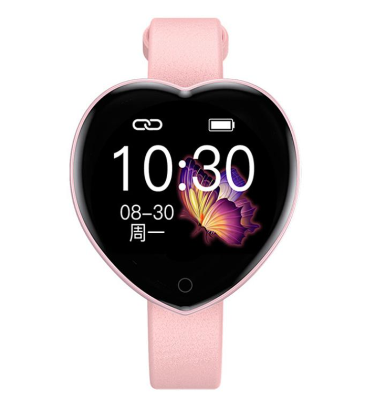 Жіночий Smart Watch T52 у формі серця Рожевий (758910)