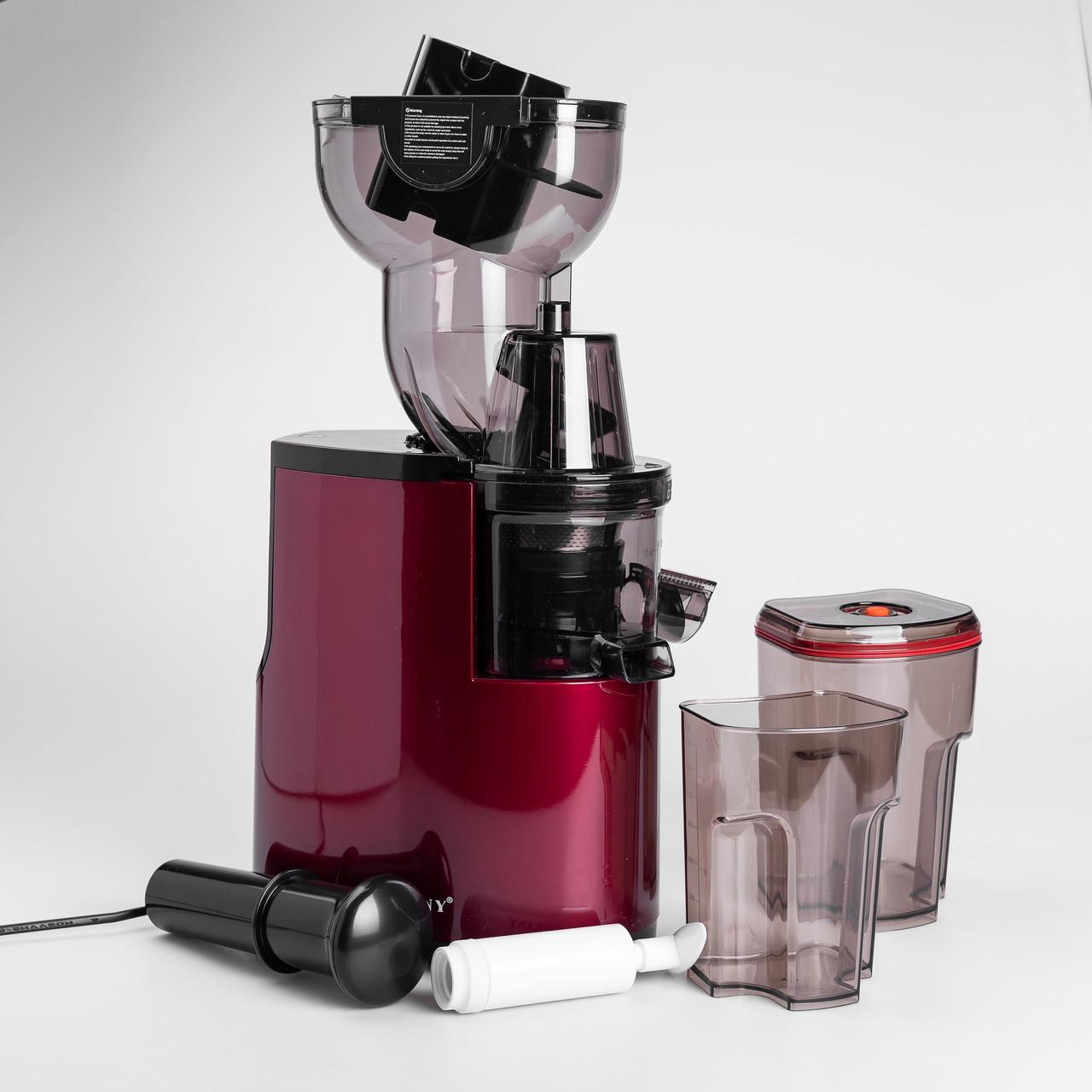 Соковижималка шнековая Sokany для томатов 2 скорости 300 Вт Красный (5863) - фото 3 Соковижималка шнековая Sokany для томатов 2 скорости 300 Вт Красный (5863) - фото 3