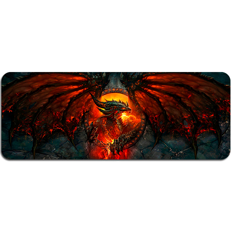 Килимок тканинний World of Warcraft Dragon з прошивкою 2х300x600 мм (YUT_V7702)