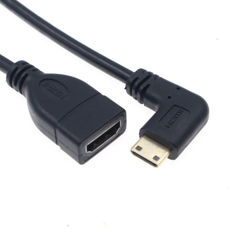 Кабель-переходник Mini HDMI штекер на HDMI разъем Full HD 1080P 16 см (A-486920) - фото 3
