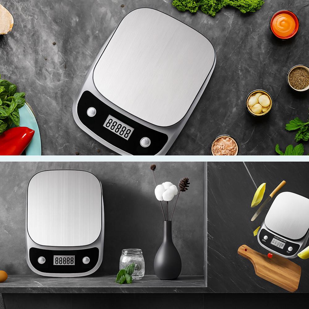 Весы электронные кухонные UChef SF-500 с металлической платформой до 10 кг - фото 10 Весы электронные кухонные UChef SF-500 с металлической платформой до 10 кг - фото 10