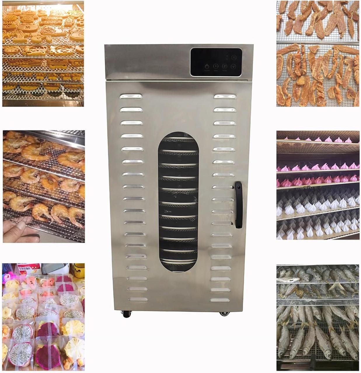 Дегідратор роторний Food Dehydrator LT-103 для овочів/фруктів/м'яса/грибів 20 лотків 2000 Вт (19522347) - фото 5