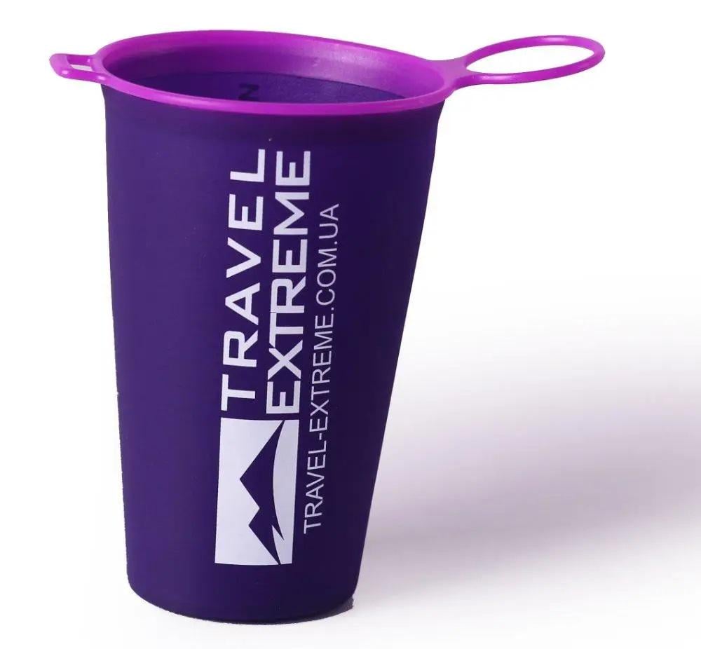 Стакан складной силиконовый Travel Extreme SoftCup 200 мл Violet - фото 1