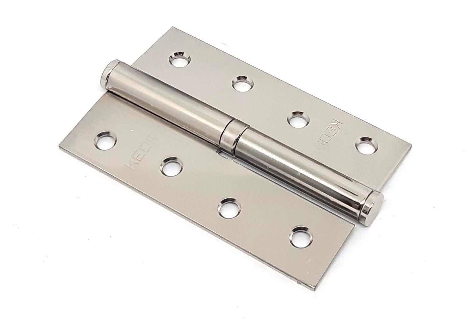 Петля съемная Kedr 100х62х2,5 см левая стальная узкая Никель матовый