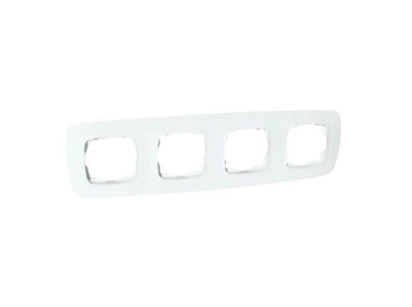 Рамка четырехместная HOROZ ELECTRIC ELA Белый (112-007-0014-010)