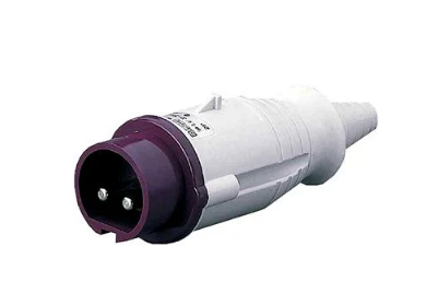 Силова вилка E.NEXT 2P 16А 24 В переносна IP44 Сірий (3322-326)