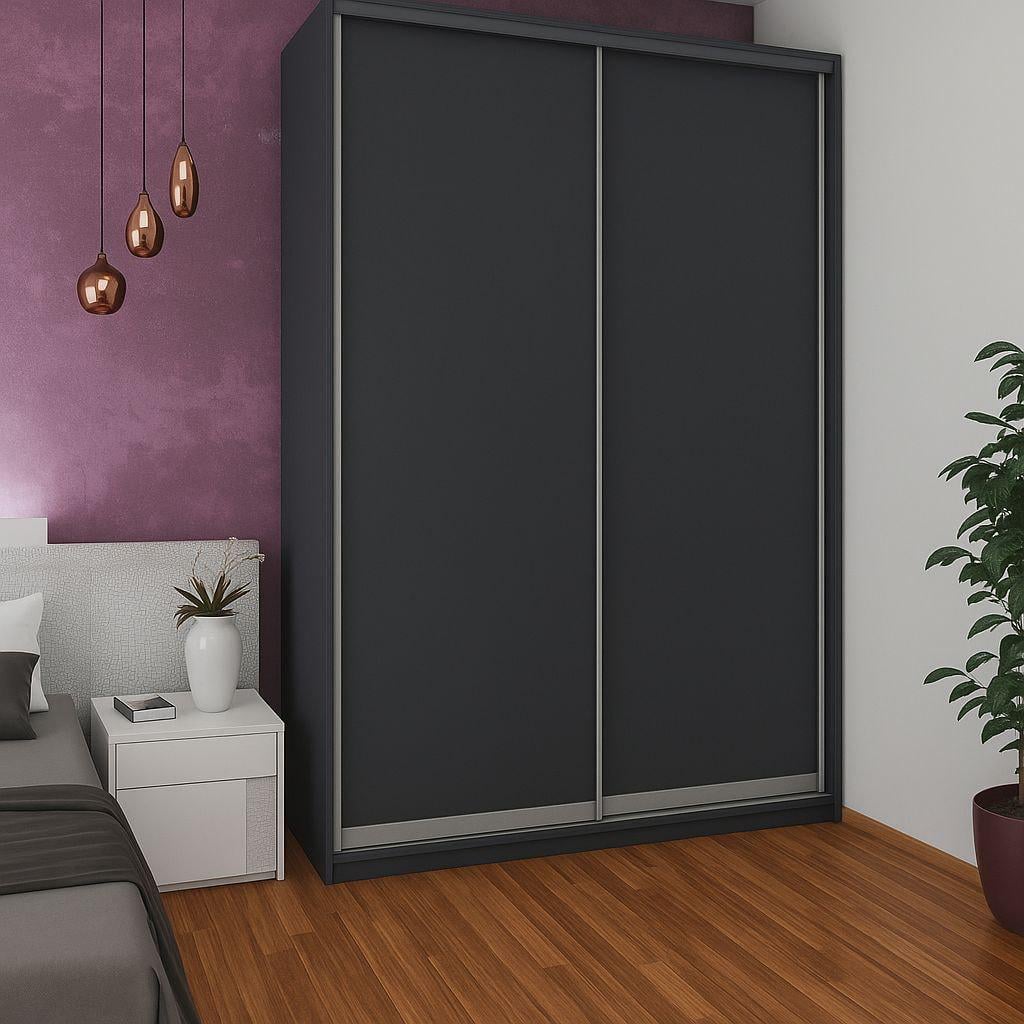 Шкаф купе Мириам 1500x2400x600 мм Антрацыт (20635)