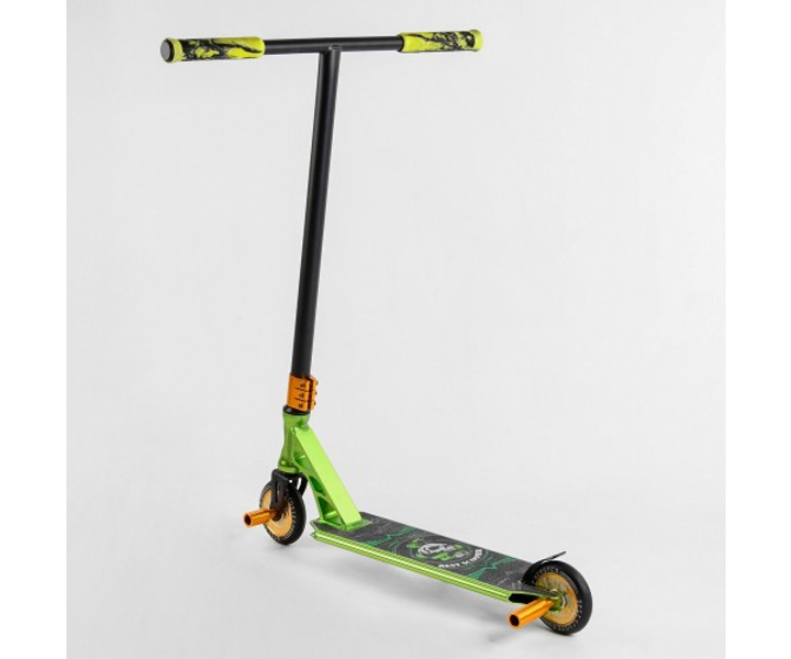 Самокат трюковый Best Scooter 85784/4 HIC-система/Пеги/алюминиевый диск и дека/анодированная покраска/ширина руля 60 см/колеса PU d 110 мм (25109877)