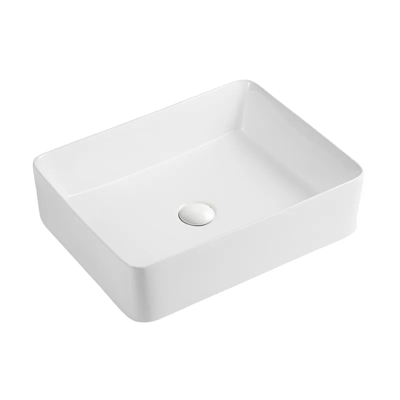 Умивальник накладний керамічний MIXXUS Premium Quadro-0102 520x410x130 мм (MP6488)